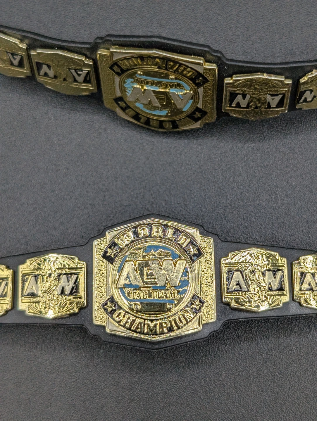 AEW World Tag Team Championship Replica Belts (2) - photo 3