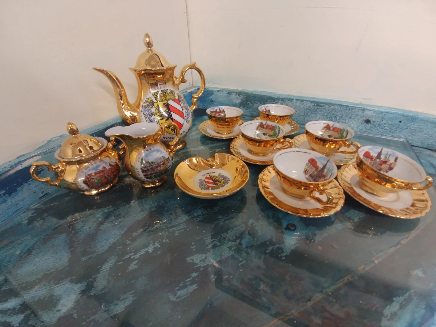 Vintage Porcelain Tea Set - Nuremberg Collection