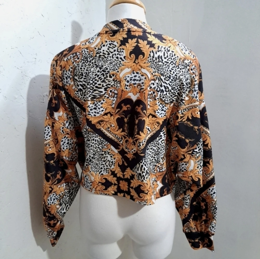 Bershka Cropped Long Sleeve Top - photo 4