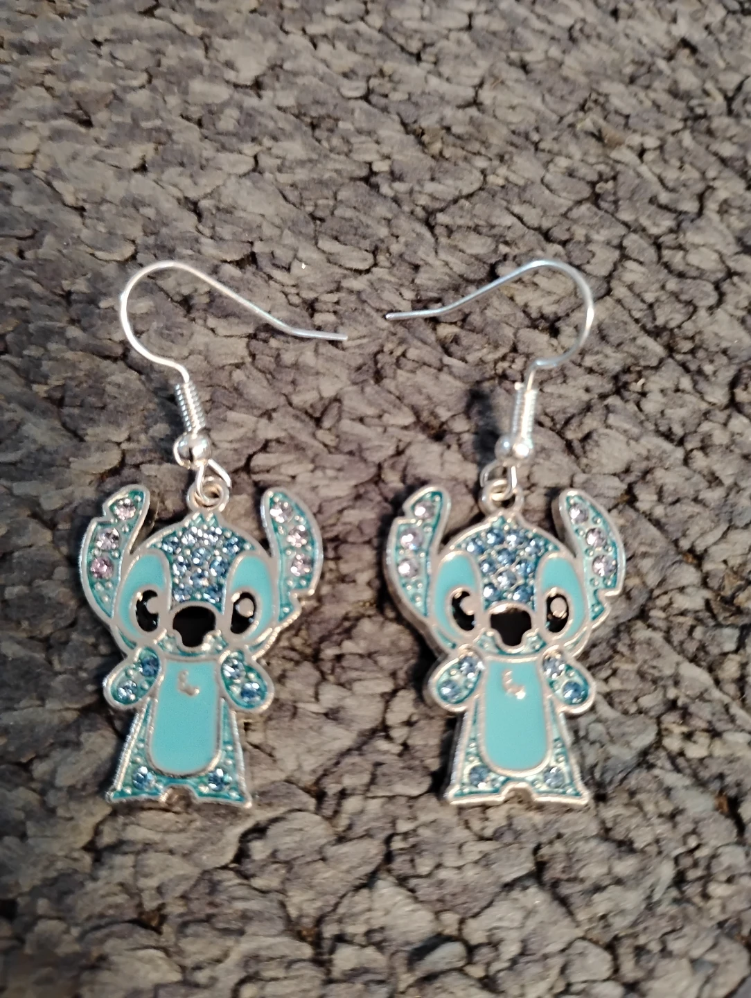 Blue Stitch Earrings