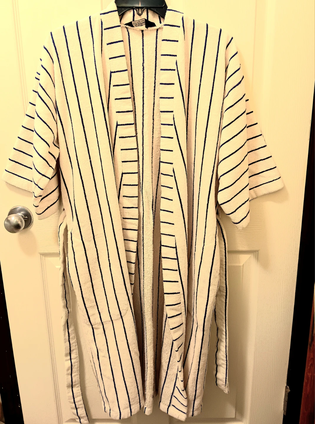 👘Unisex Striped Bathrobe👘