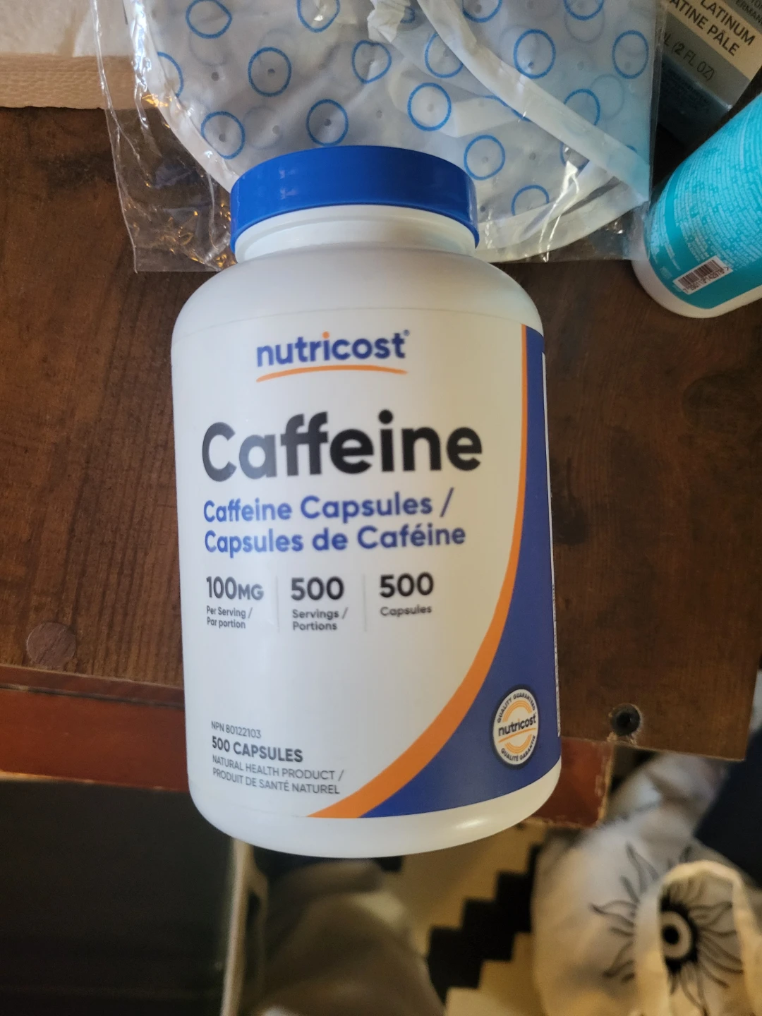 Nutricost Caffeine Capsules - 500 Count