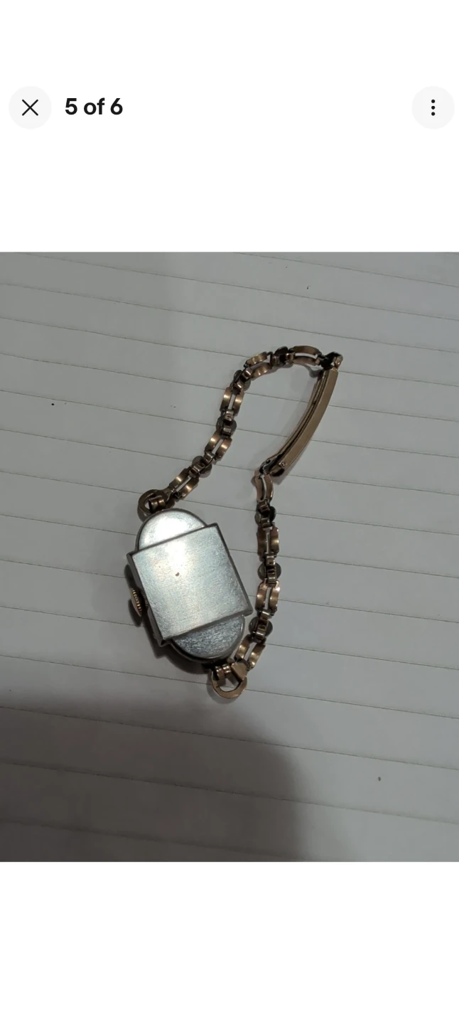 Vintage parts  Bulova Women's Watch with Gold Tone Chain - photo 5