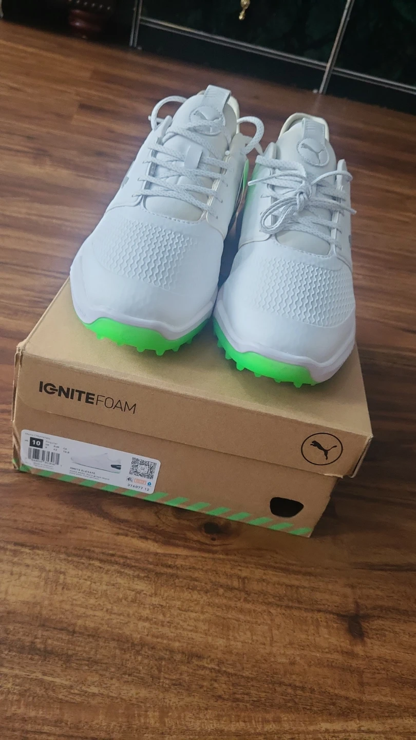 Puma Ignite Elevate Golf Shoes Size 10 Men's White/Green - photo 3
