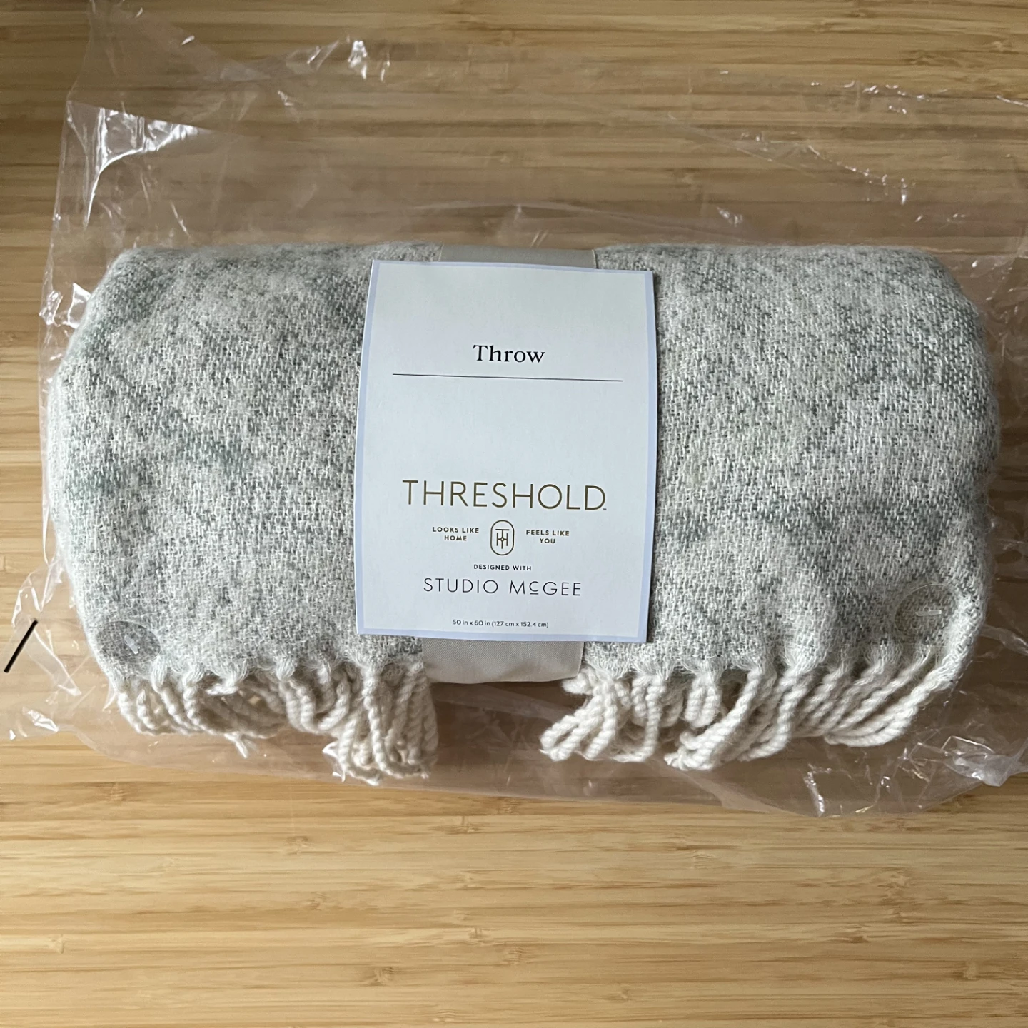 Threshold Studio McGee Block Print Jacquard Throw Blanket