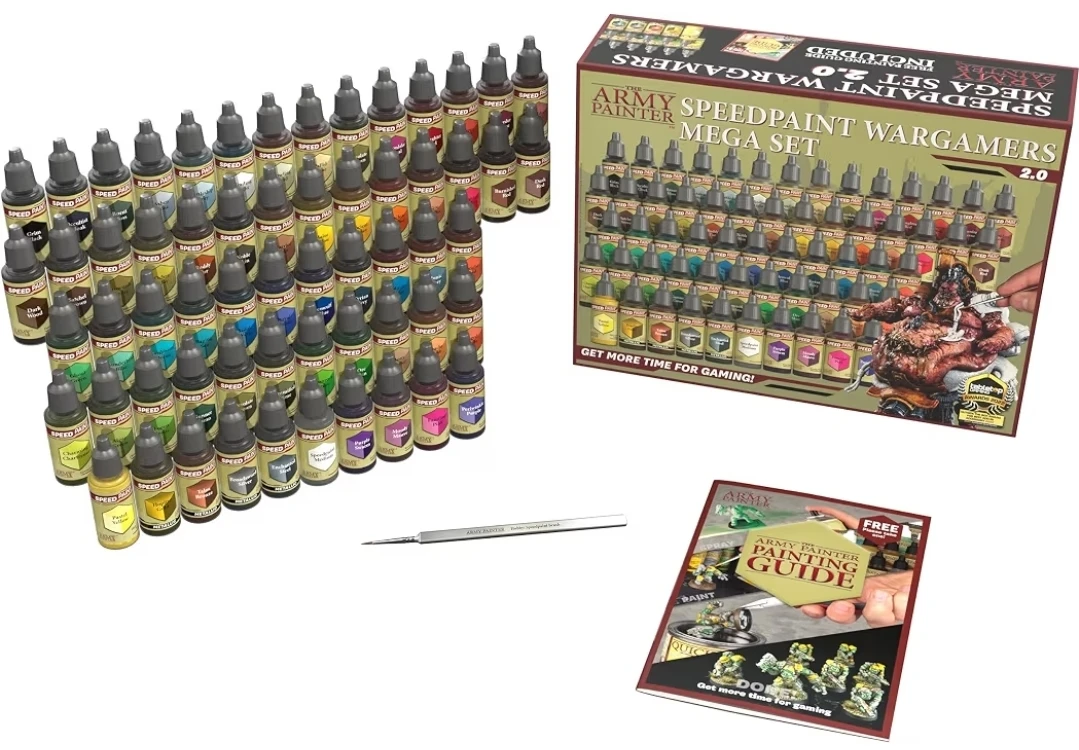 The Army Painter,Speedpaint Wargamers Mega Paint Set - photo 2