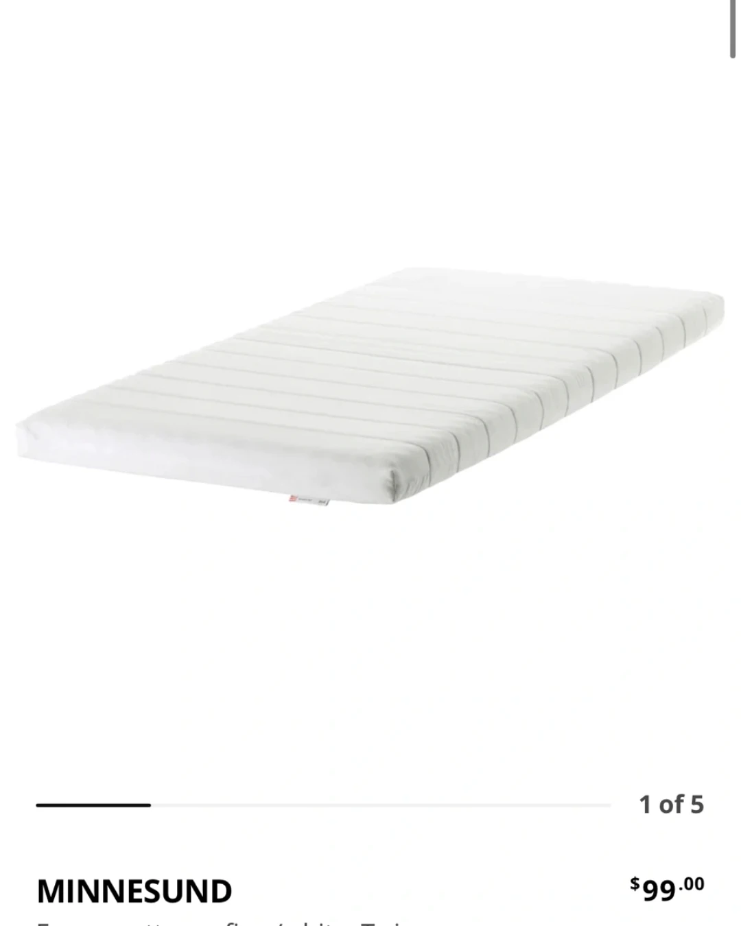 Ikea Topper+bedtime +cover $40 - photo 3