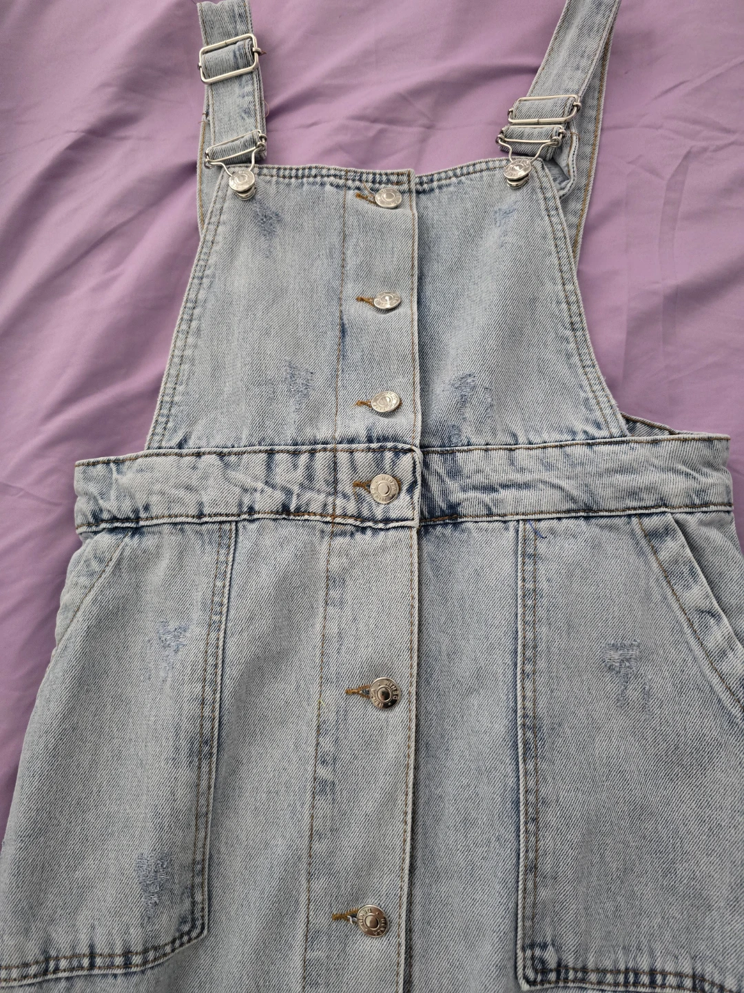 Denim Pinafore Dress
