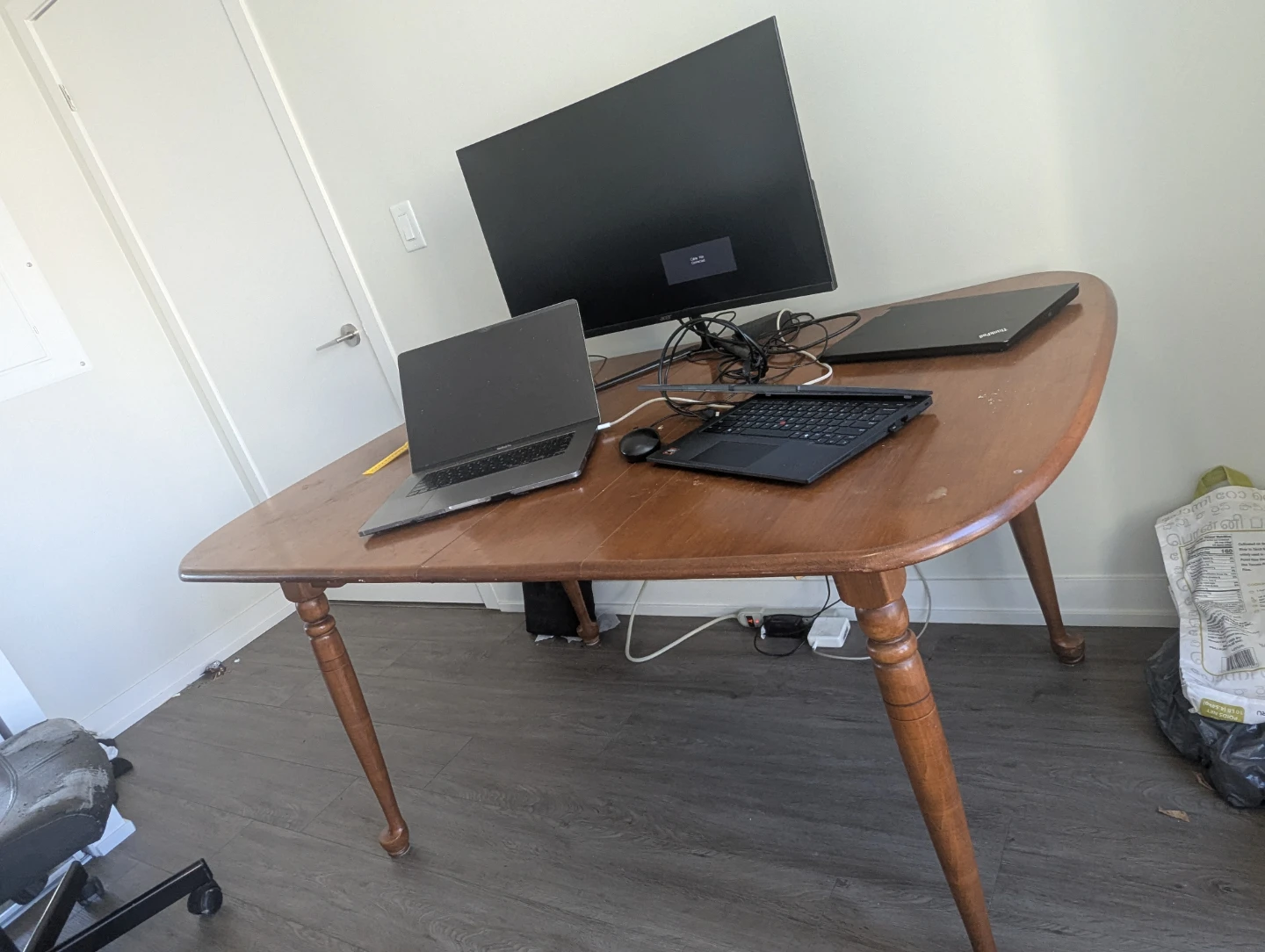 Wooden Dining Table with chair - photo 3