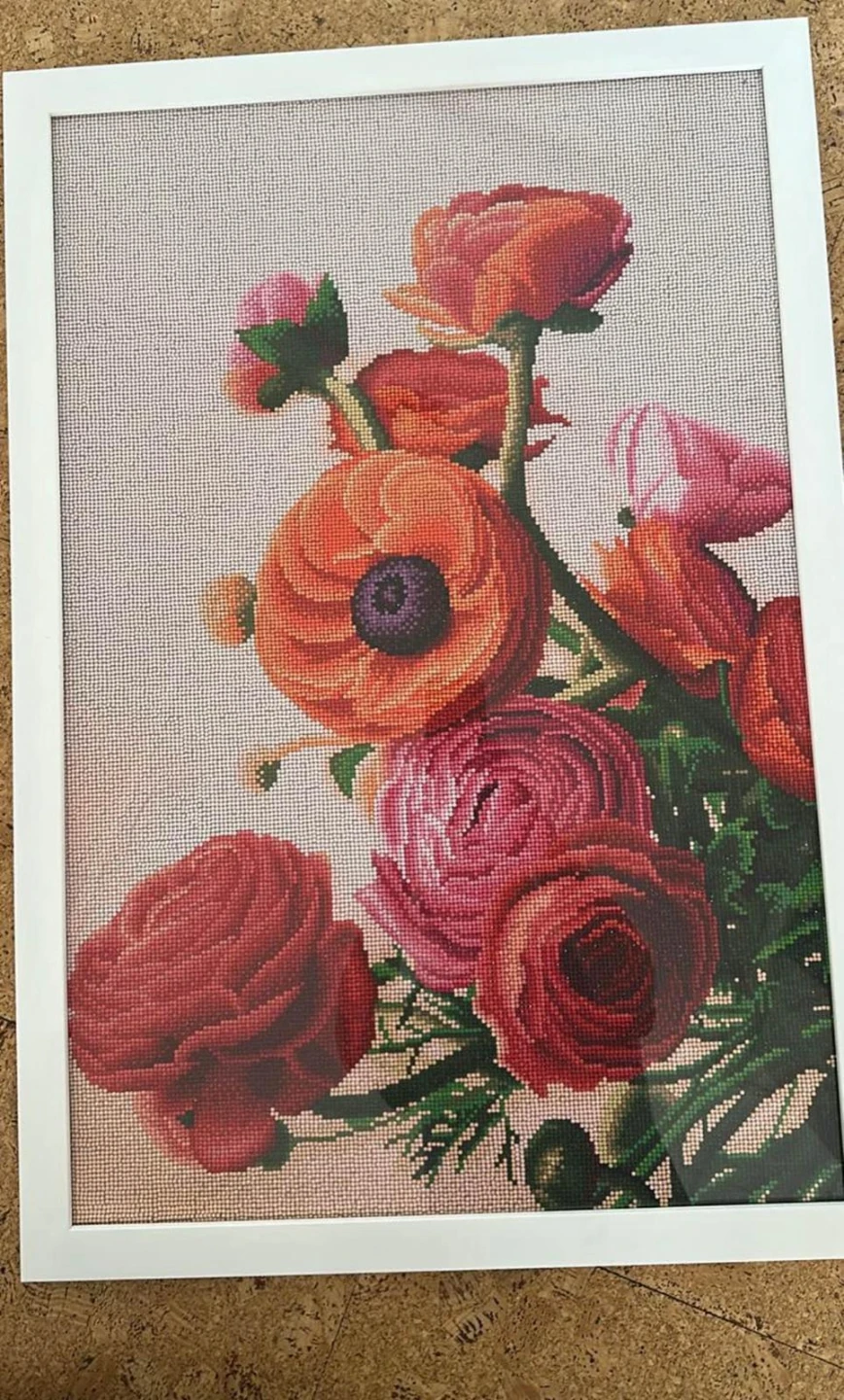 Framed Floral diamond Art - photo 2