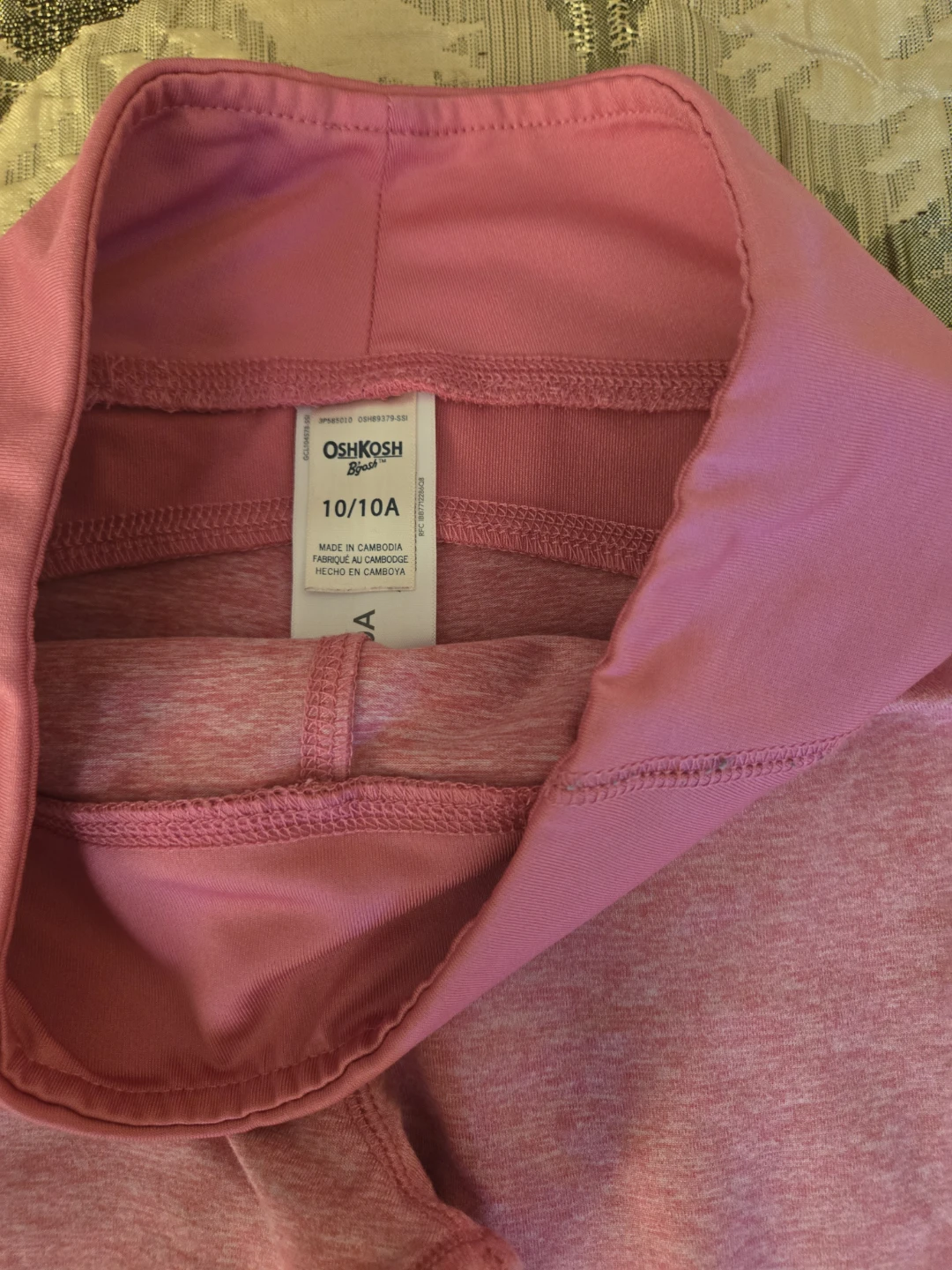 OshKosh B'gosh Pink Leggings Size 10/10A - photo 2