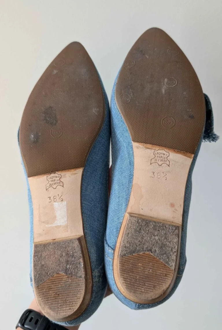 Parisian brand Denim Bow Flats - photo 5