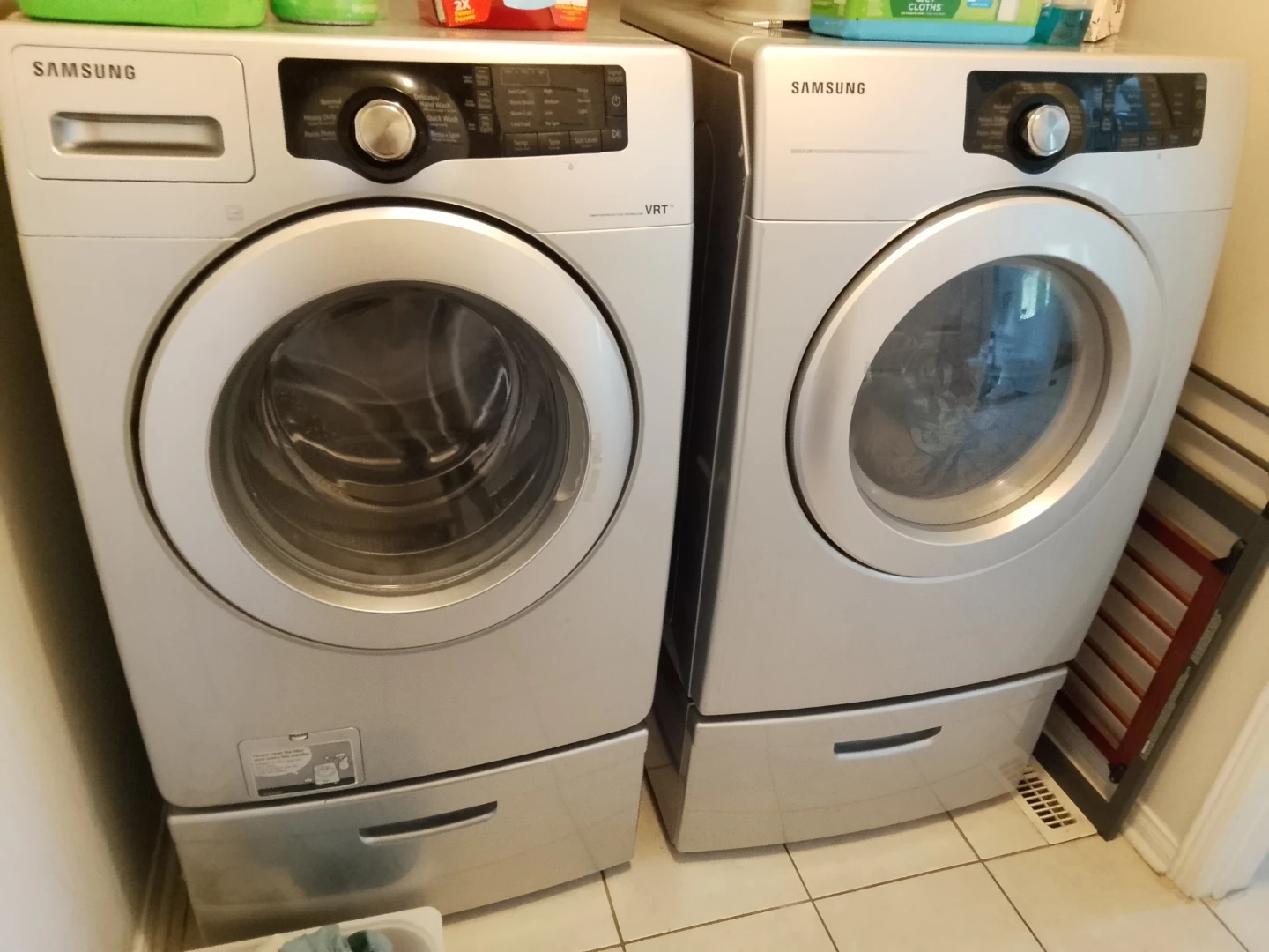 Samsung VRT Washer and Dryer Set