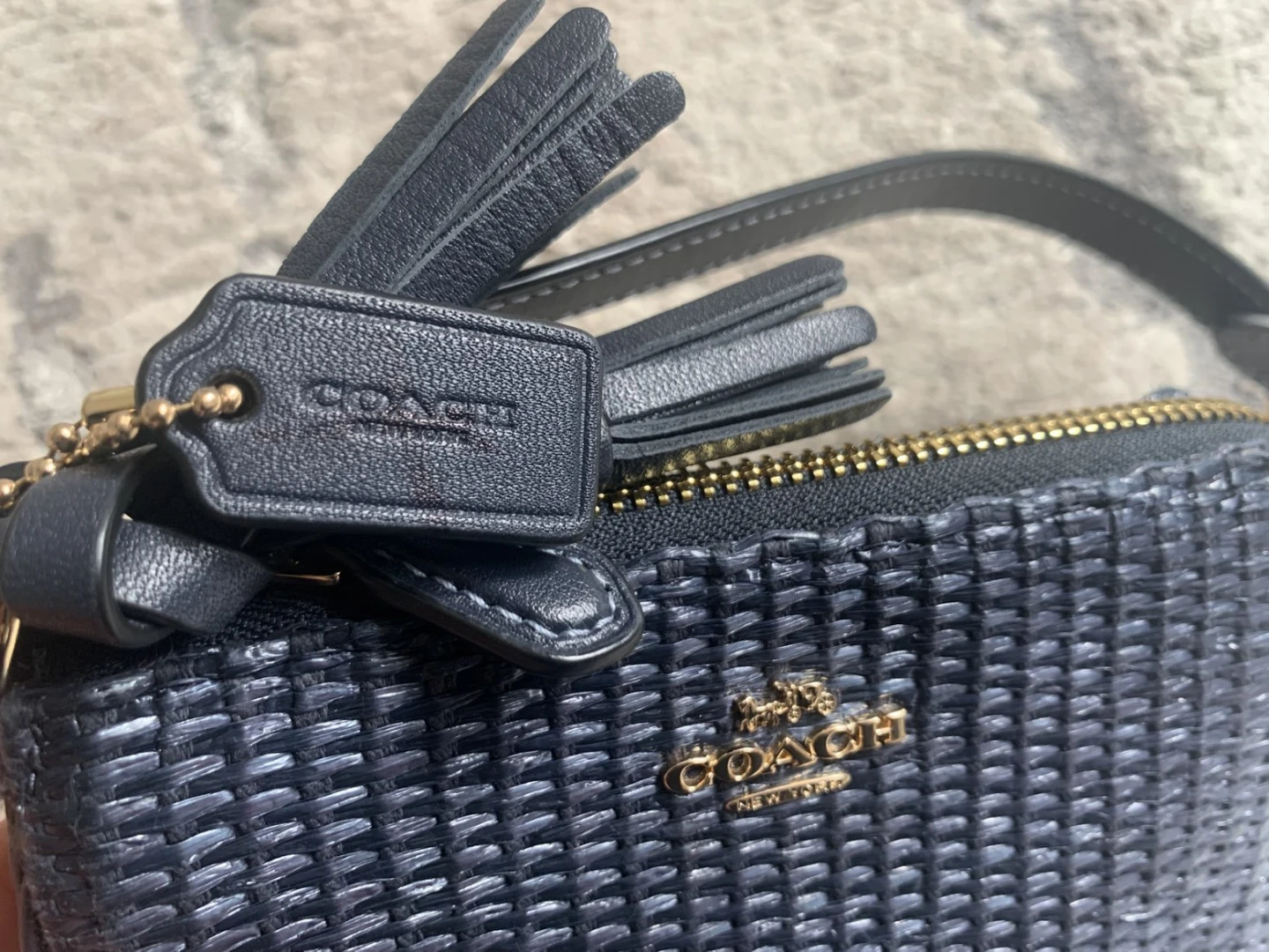 Coach Nolita 15 Wristlet Mini Bag in Navy - photo 3