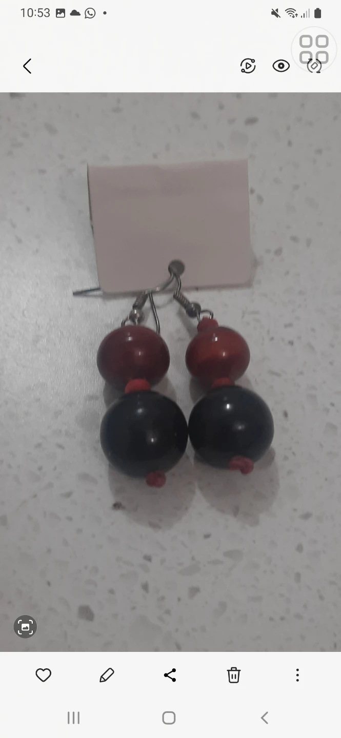 Beaded Dangle Earrings