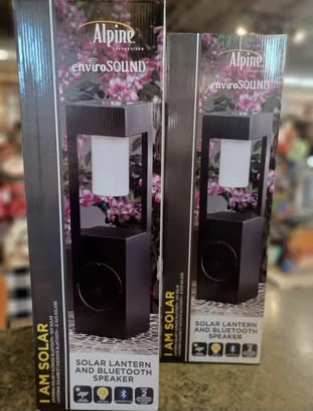 New outdoor Solar Lantern and Bluetooth Speaker