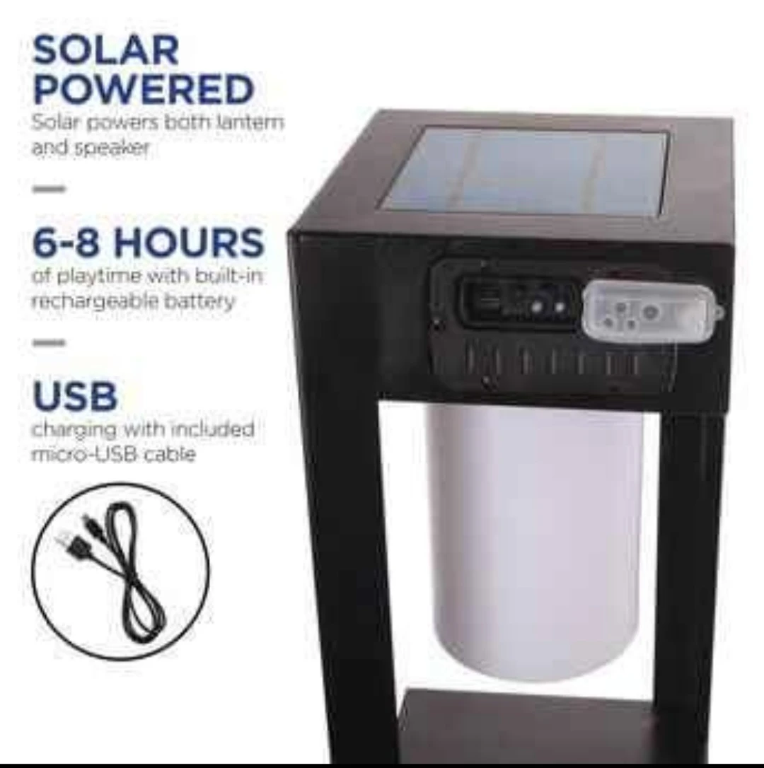 New outdoor Solar Lantern and Bluetooth Speaker - photo 4