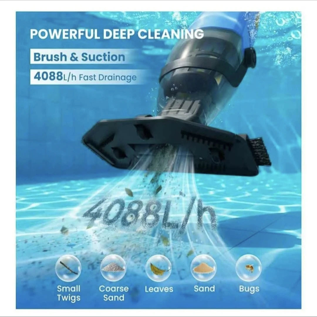 Handheld Pool Vacuum Cleaner with Extendable Pole - photo 2