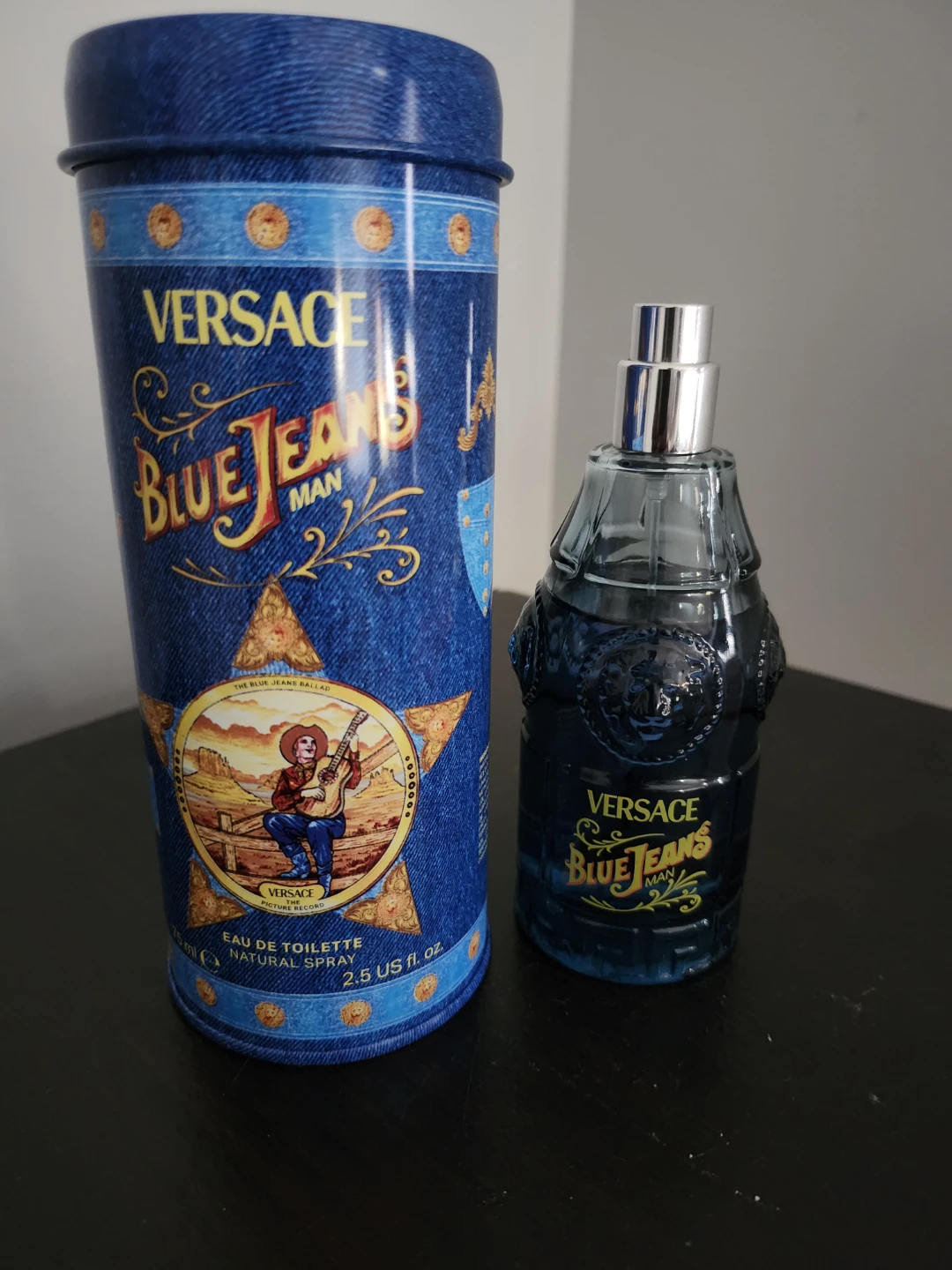 Versace Blue Jeans Man Eau de Toilette Natural Spray 2.5 fl oz