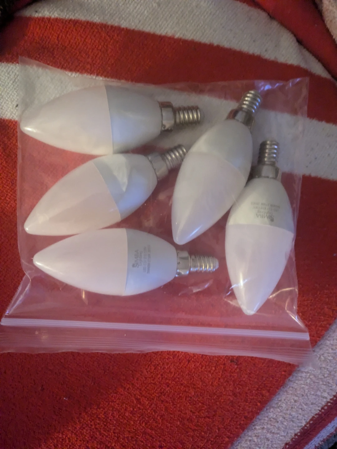 SIMBA LED Candelabra Light Bulbs - 5 Pack