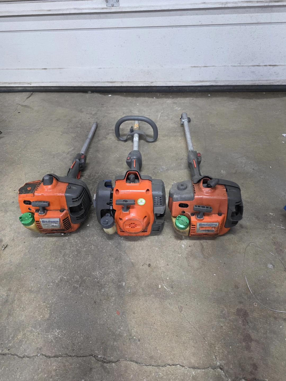 Husqvarna String Trimmers (3) all for parts or for repair