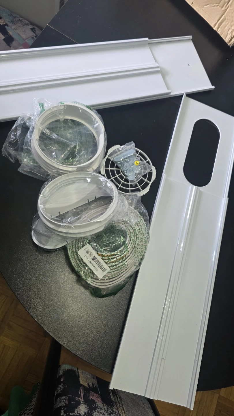 White Air Conditioner Window Vent Kit - photo 5