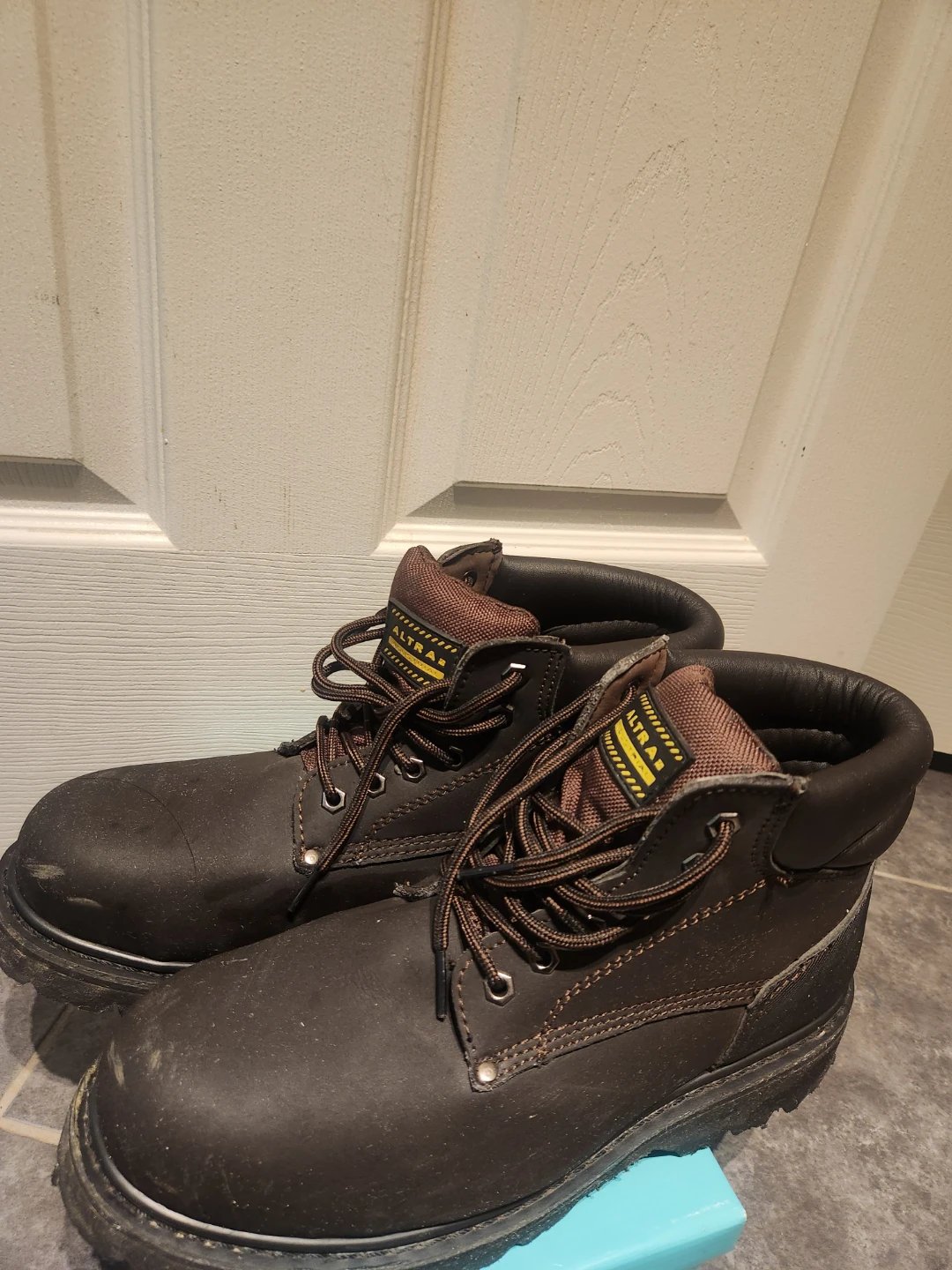 Altra Industrial Brown Leather Work Boots Size 11 - photo 2