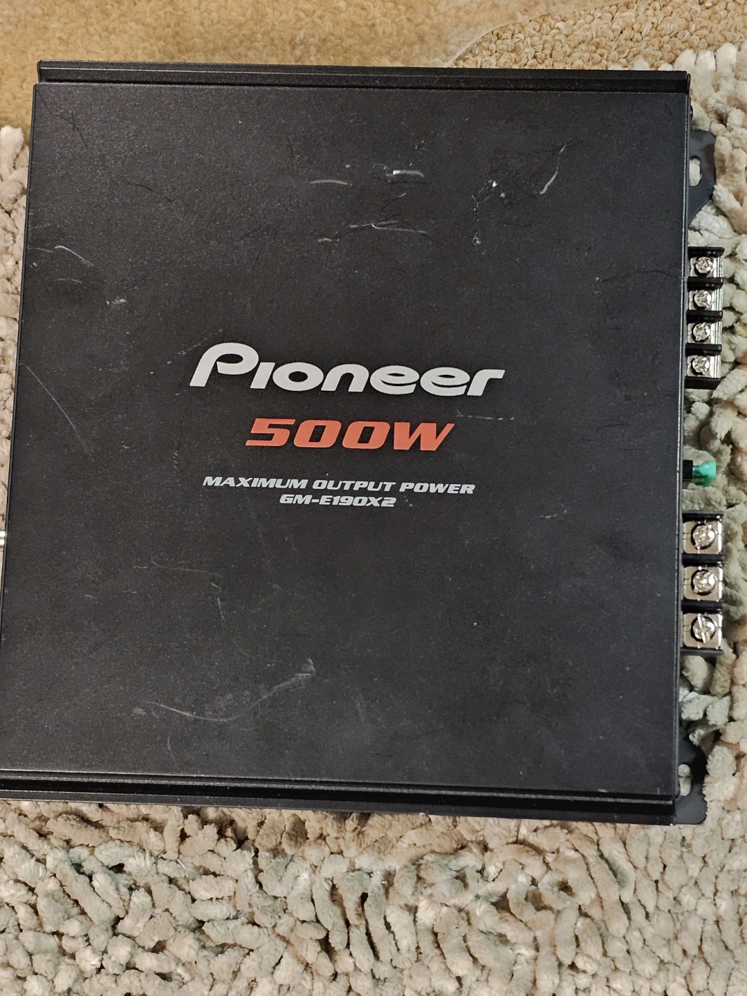 Pioneer GM-E190X2 500W 2-Channel Car Amplifier