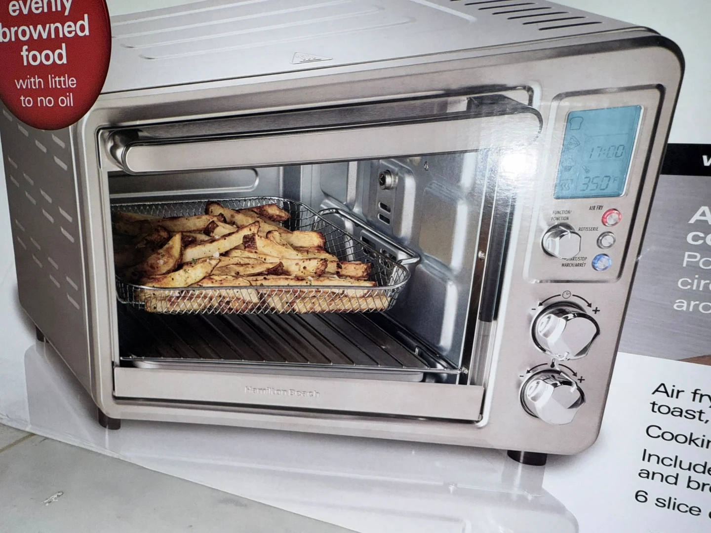 Hamilton Beach Sure-Crisp Air Fryer and Toaster Oven