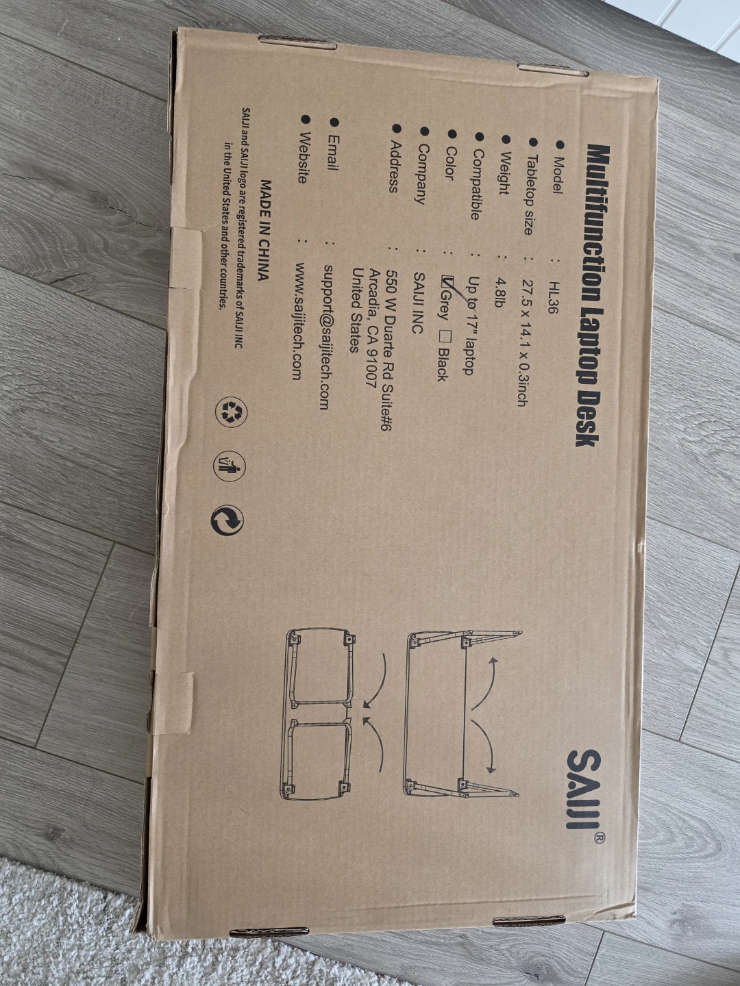SAIJI Multifunction Laptop Desk HL36 - photo 3