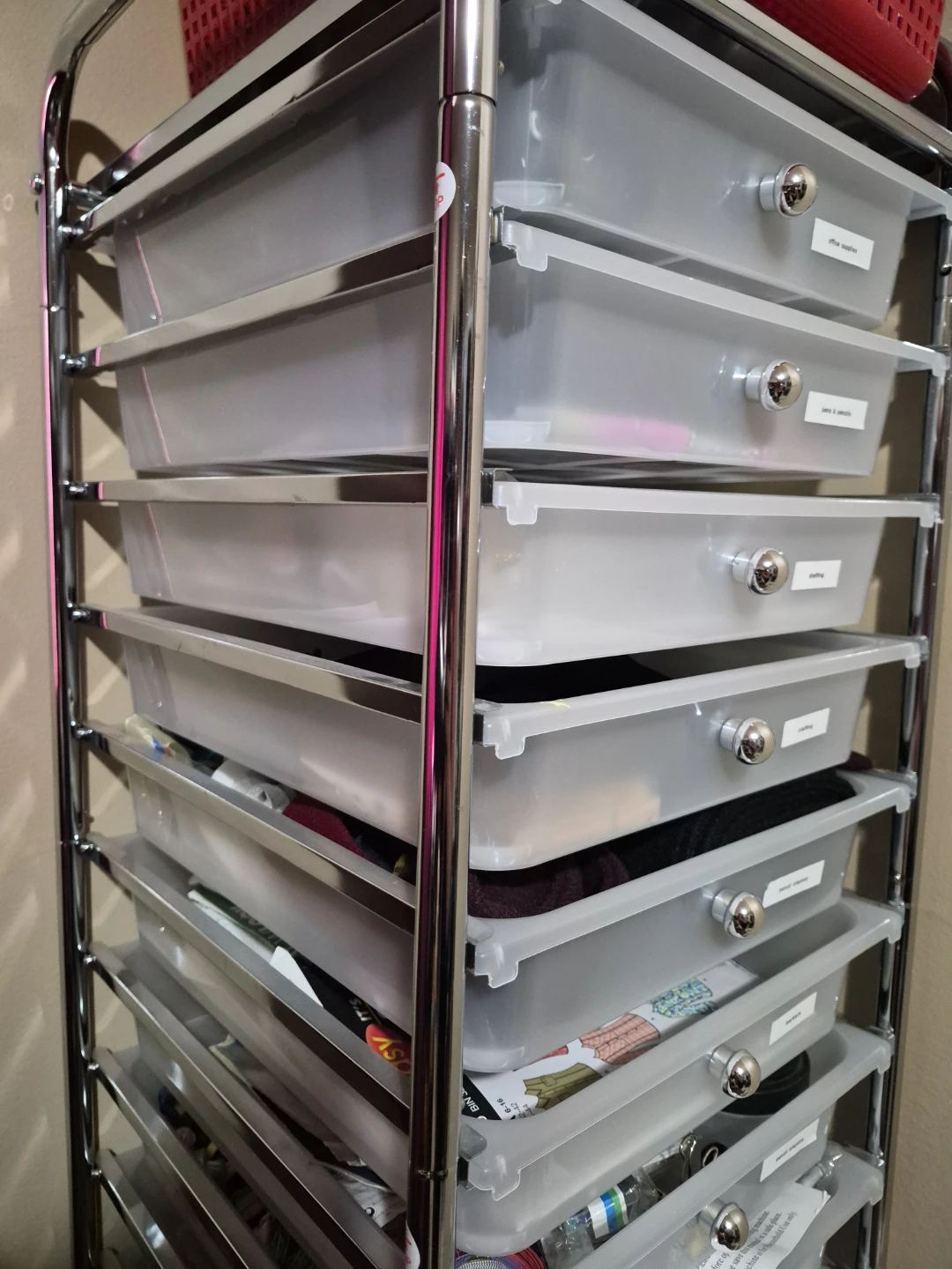 10 Drawer Rolling Storage Cart - photo 3