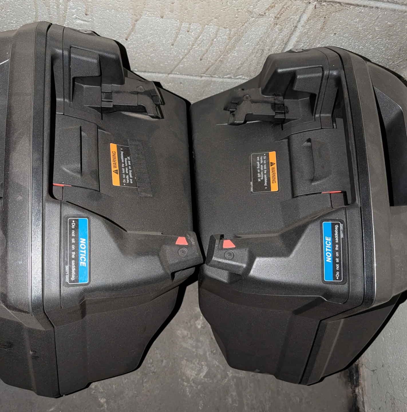 Kawasaki Black Saddlebags Panniers - photo 4
