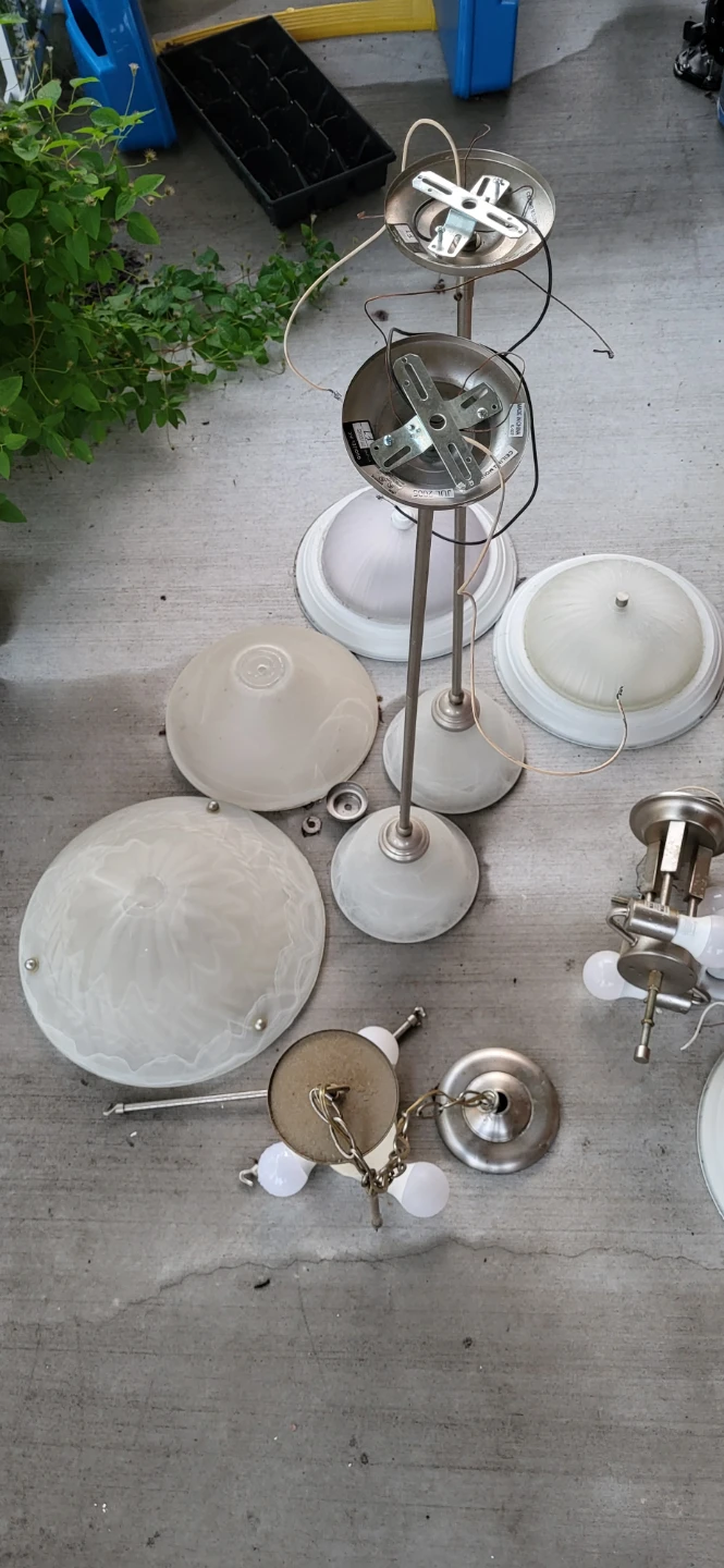 Assorted Ceiling Light Fixtures