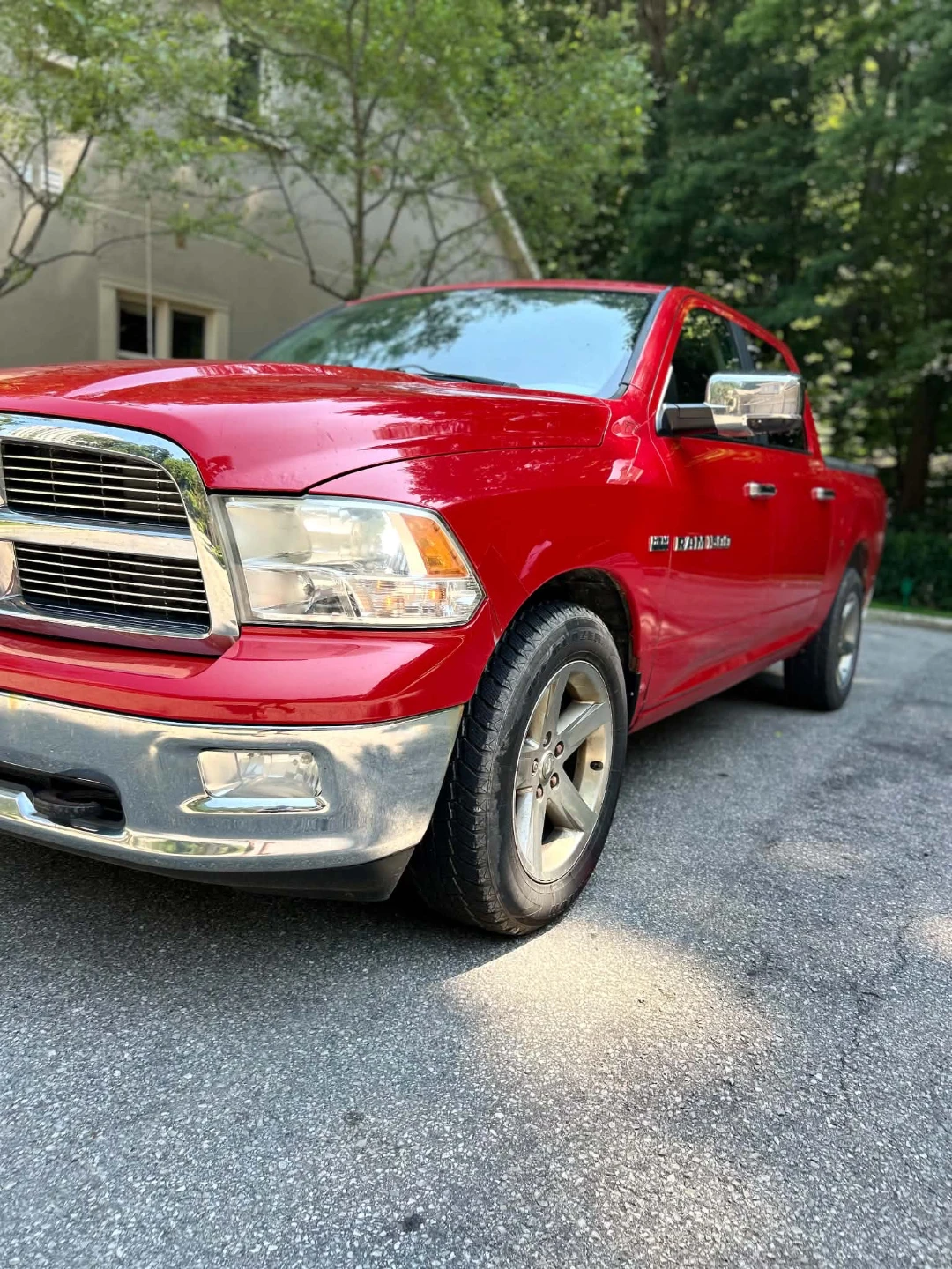 Red Dodge Ram 1500 Pickup Truck - photo 3