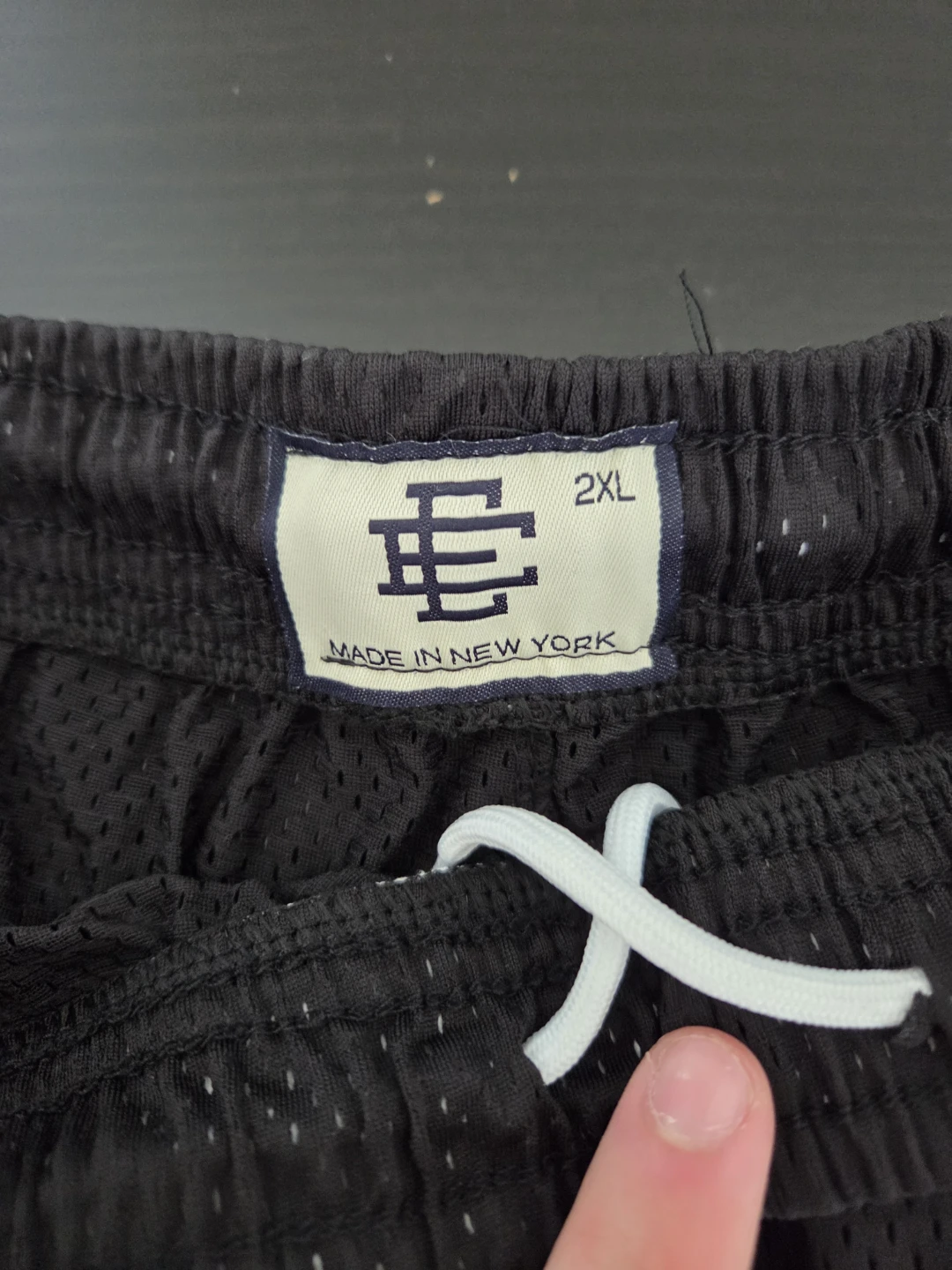 Eric EMANUE Mesh Shorts 2XL Black Lightning Bolt - photo 2