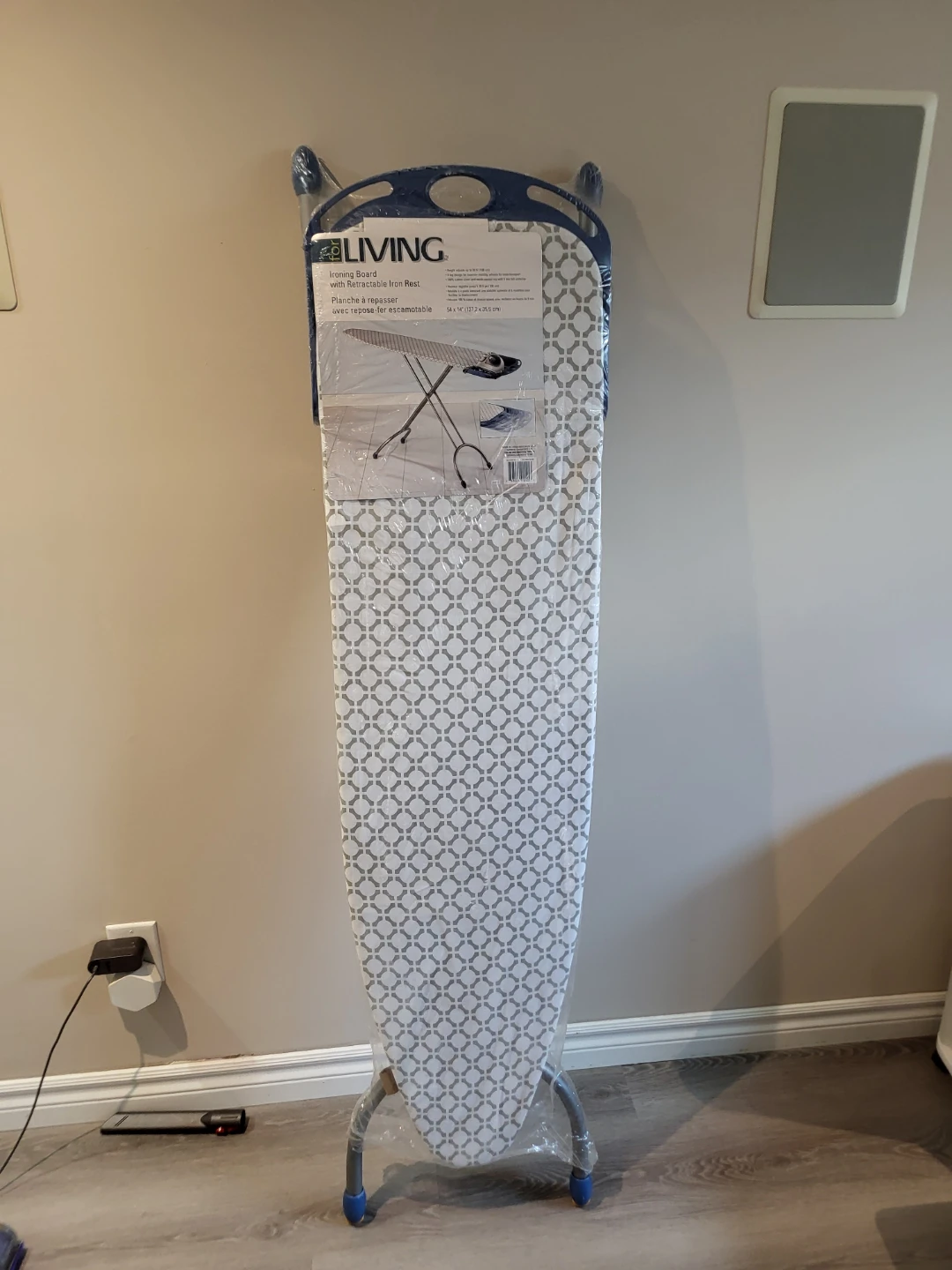 For Living Ironing Board with Retractable Iron Rest