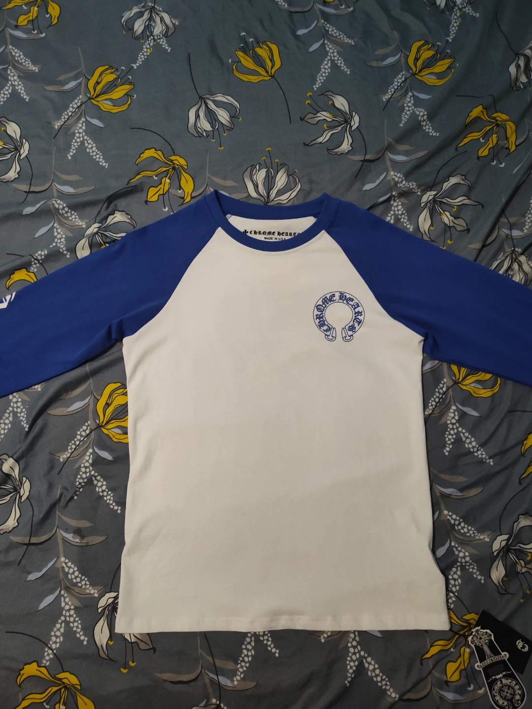 Chrome Hearts Long Sleeve Tee White/Blue