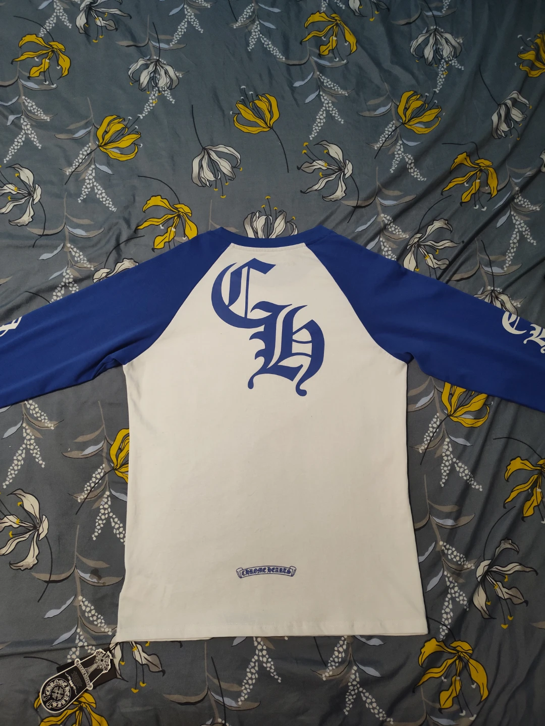 Chrome Hearts Long Sleeve Tee White/Blue - photo 2