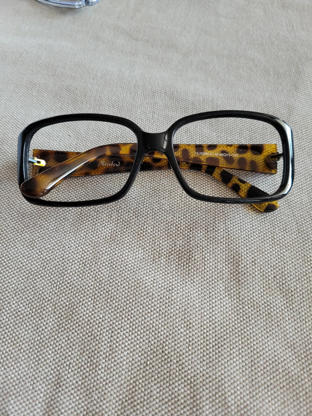 Newbird Eyeglasses Black Leopard Print Frames - photo 3