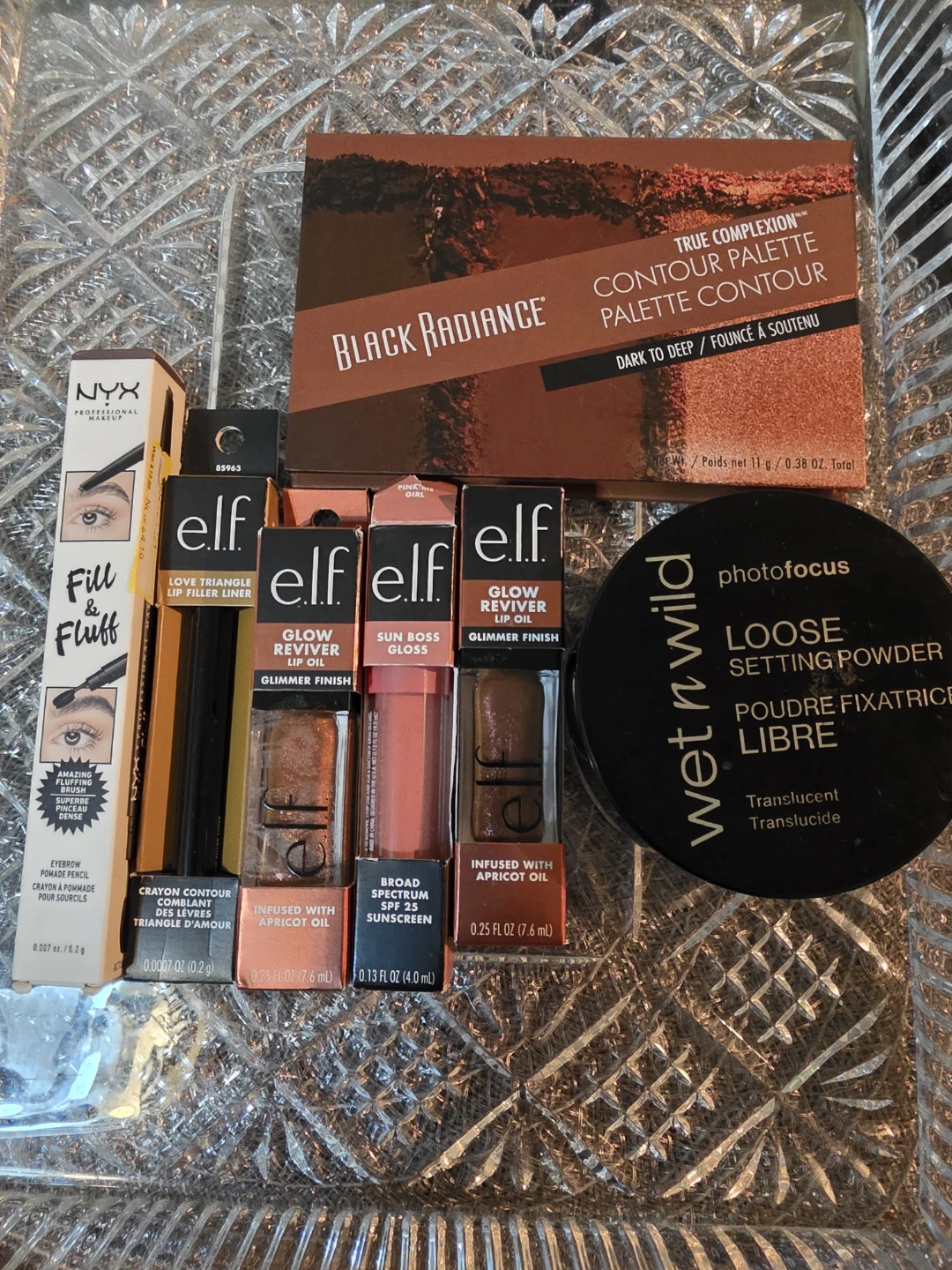 Black Radiance True Complexion Contour Palette & Makeup Lot