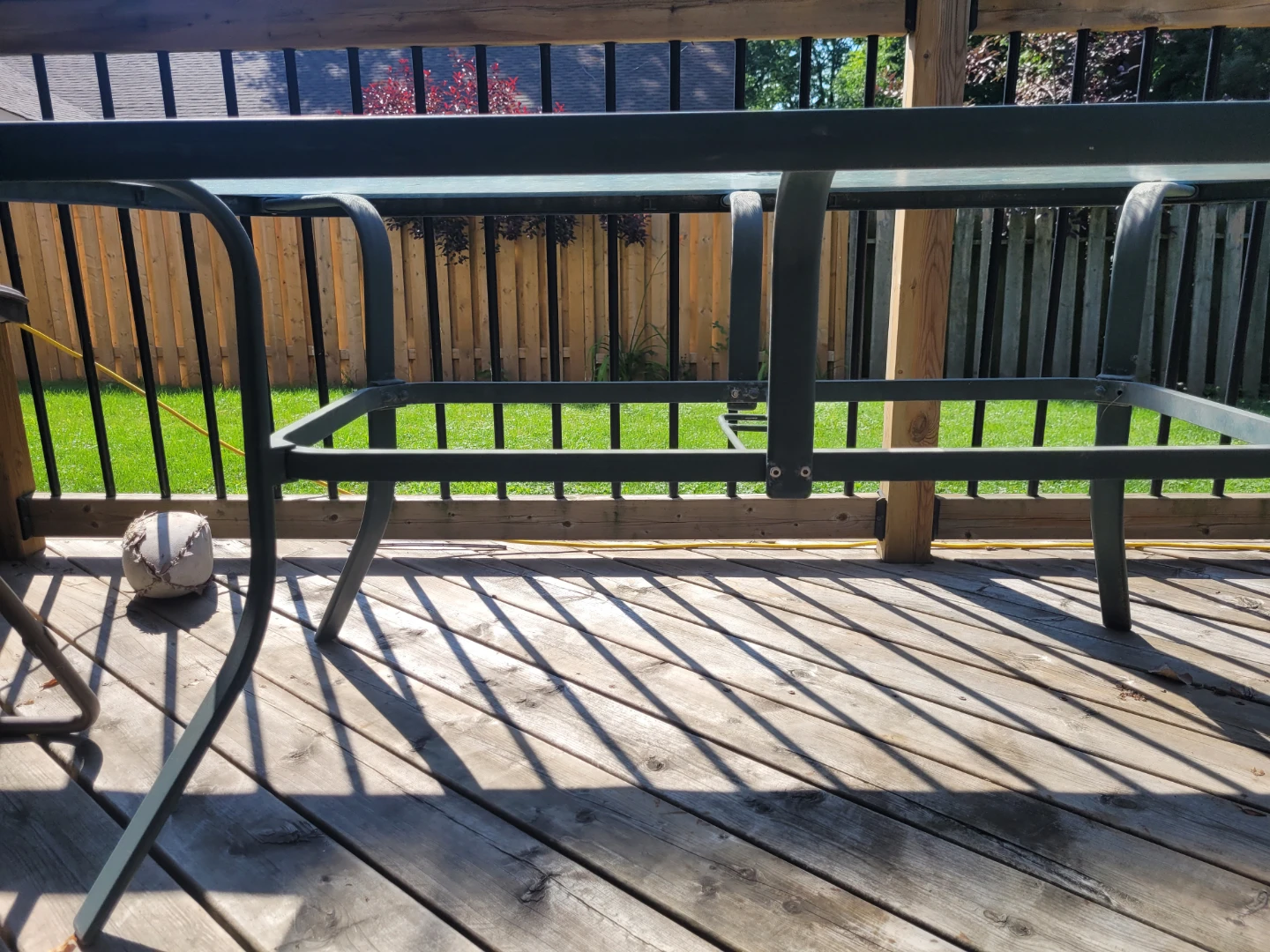 Glass Top Patio Dining Table - photo 2