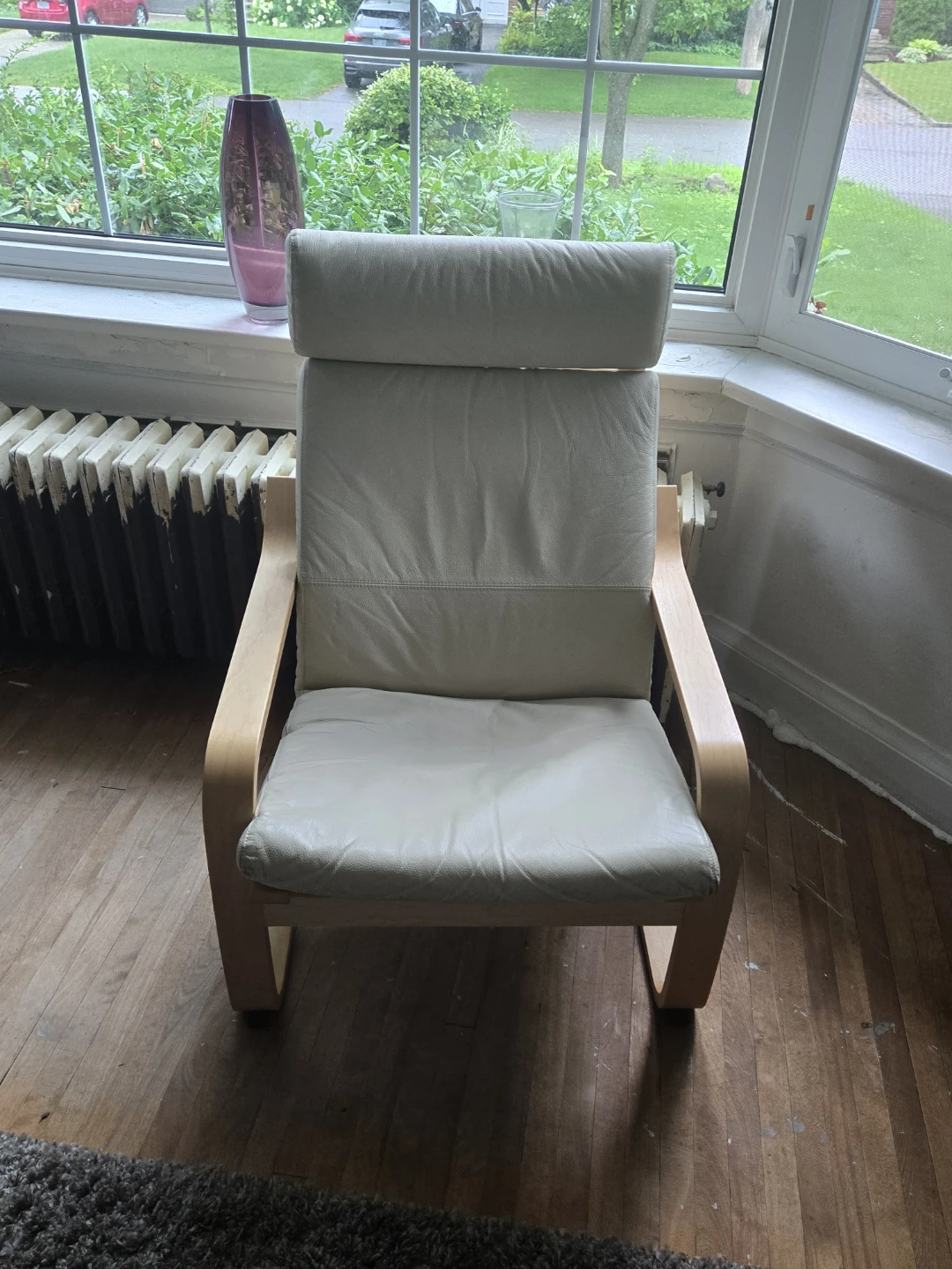 Two IKEA Poäng Armchairs