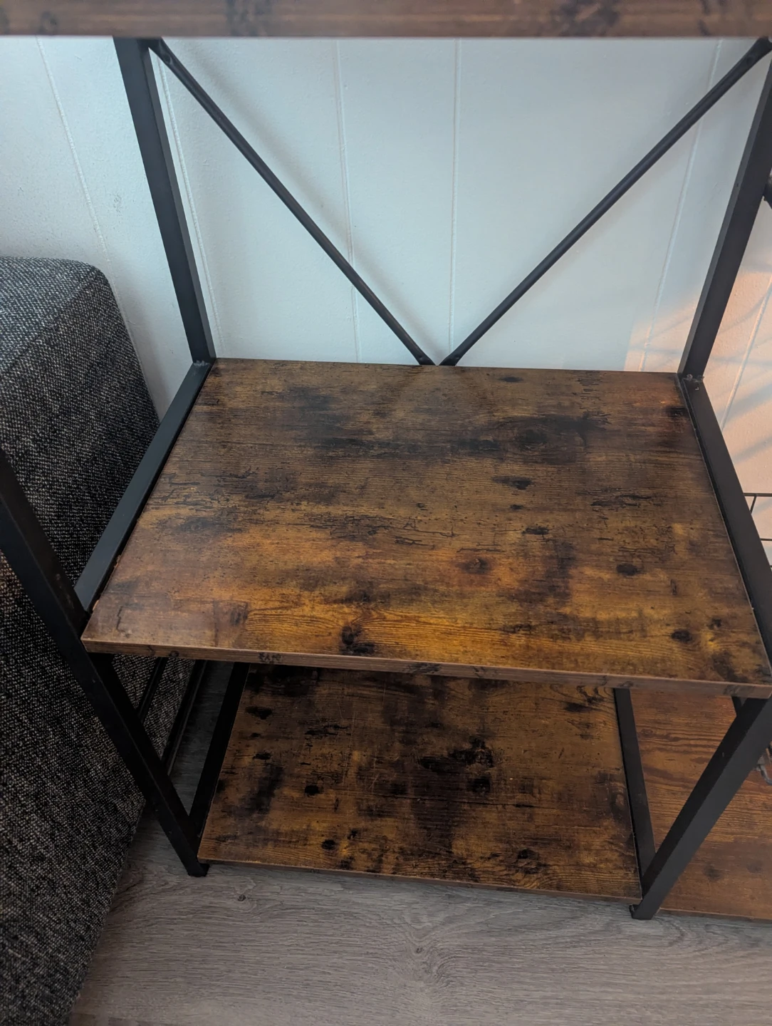 Industrial Baker's Rack with Shelves and Wire Baskets - photo 4