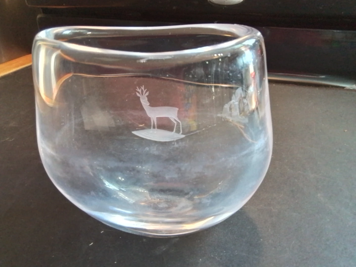 Glass Cabinet Vase by Vicke Lindstrand, ca. 1955