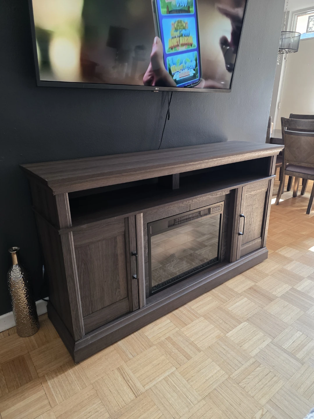 Beautiful Fireplace TV Stand