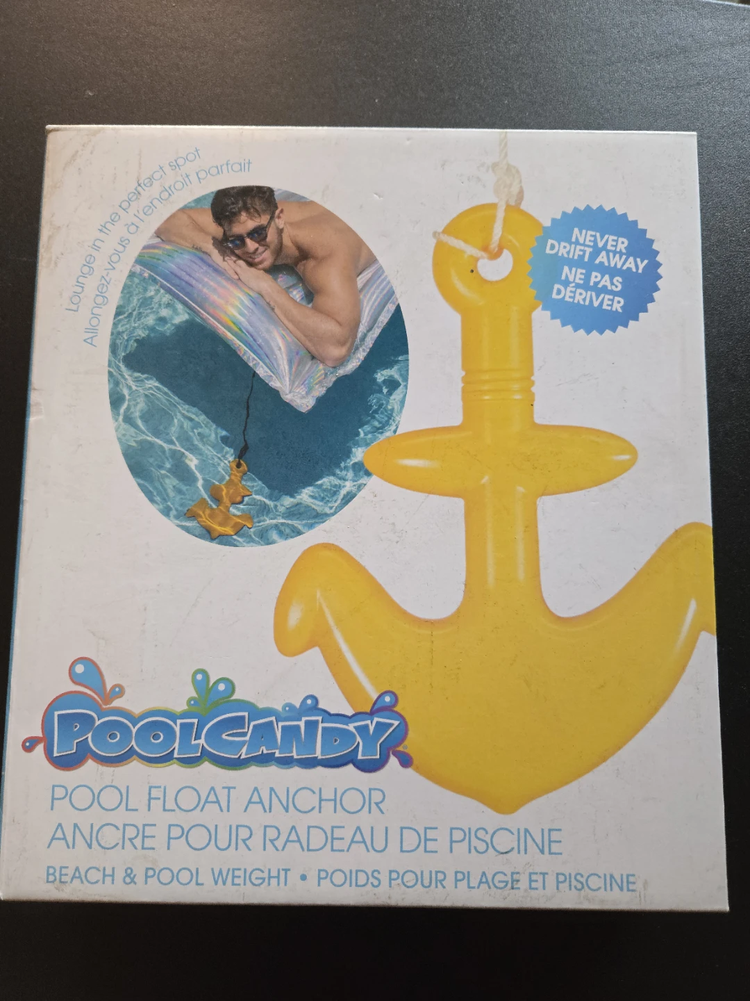 PoolCandy Pool Float Anchor - Yellow