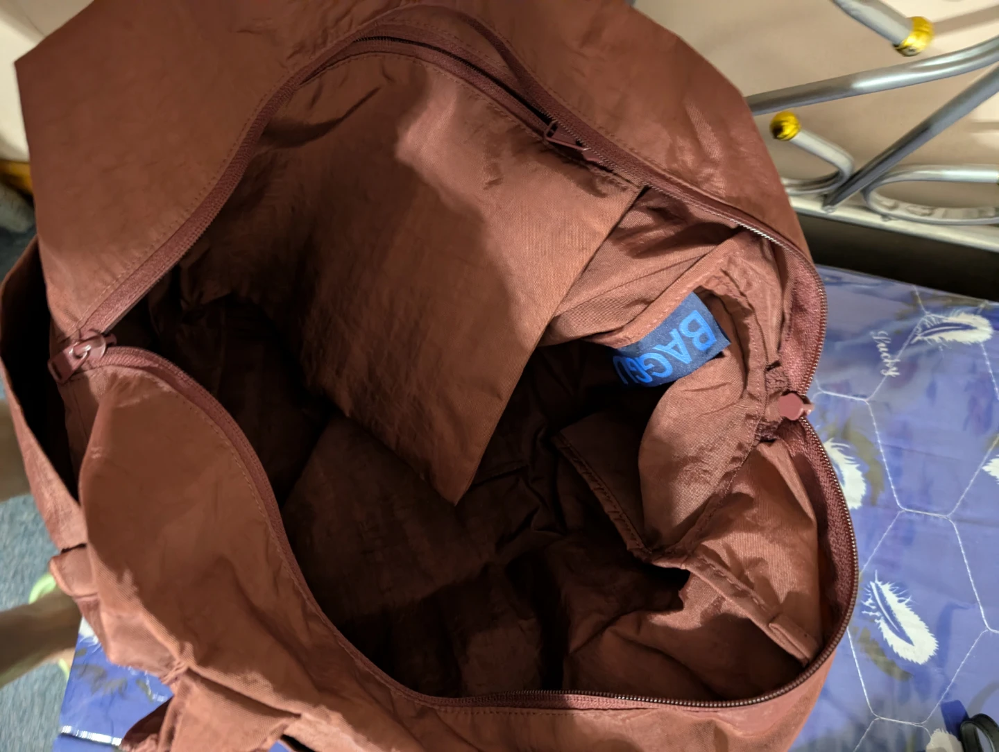 BAGGU Brown Tote Bag with Pockets - photo 3