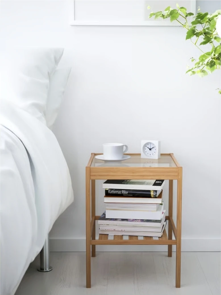 IKEA NESNA Bedside table, bamboo - photo 4
