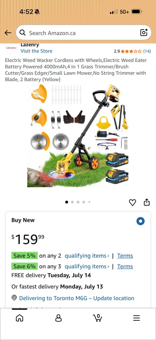 Lazengry electric  weed Wacker
