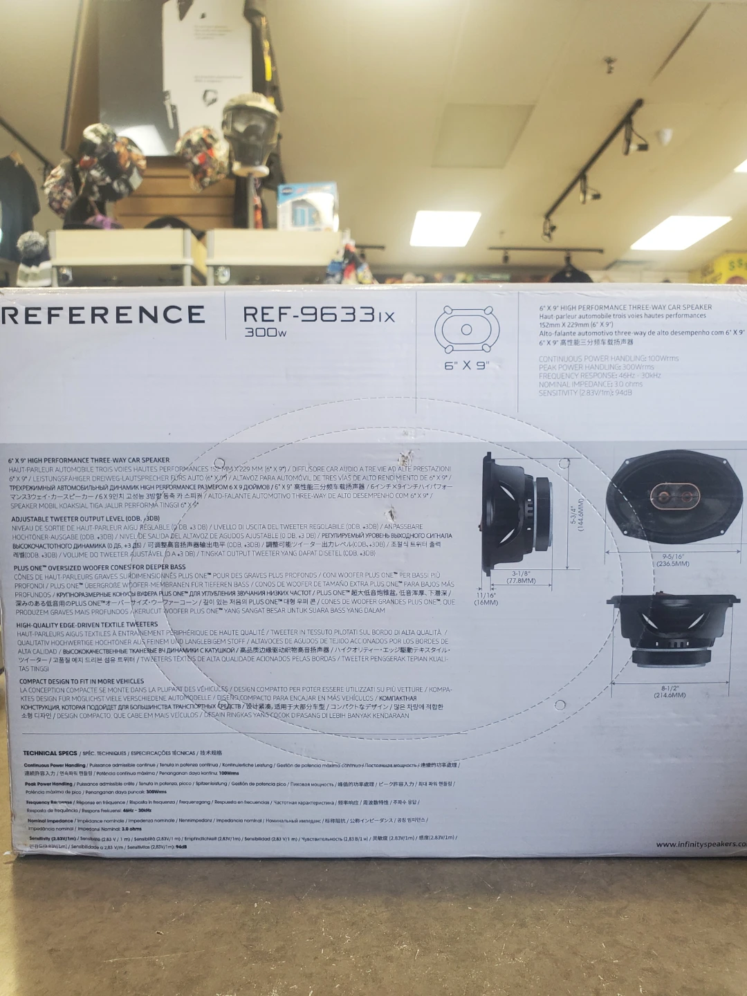 Infinity Reference REF-9633ix 6" x 9" 3-Way Car Speakers - photo 2